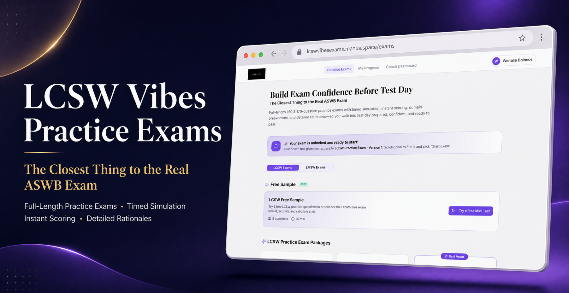 LCSW Vibes Practice Exams