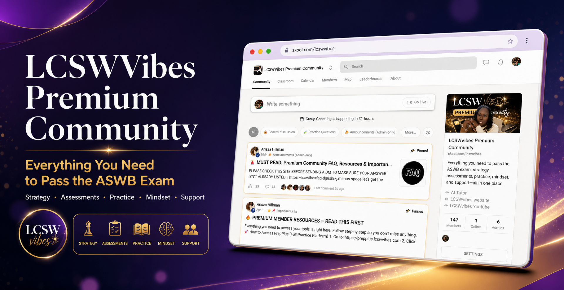 LCSWvibes Premium Community™ preview