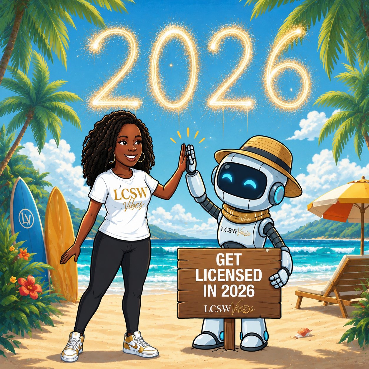 Get Licensed in 2026 - Neon sign